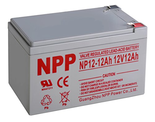 Product Cover NPP NP12-12 Ah Long Life Back-up 12V 12Ah Battery with F2 Style Terminals