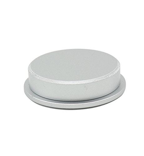 Product Cover CEARI 39mm Screw Metal Body Cap and Rear Lens Cap Cover for Leica M39 Lens - Silver