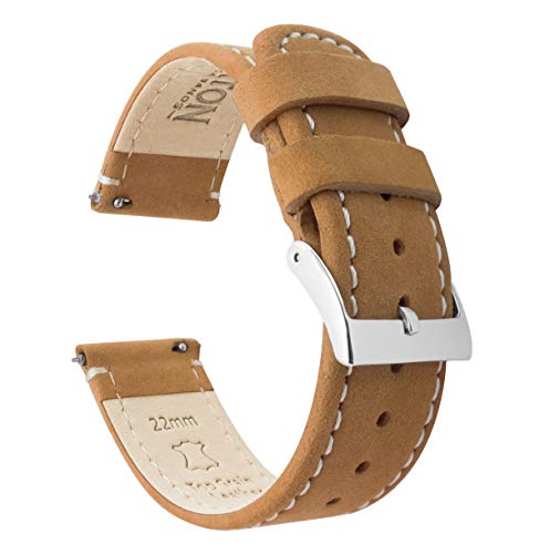 Product Cover 20mm Gingerbread/Linen - Barton Quick Release - Top Grain Leather Watch Band Strap