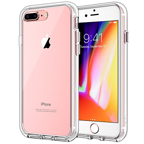 Product Cover JETech Case for Apple iPhone 8 Plus and iPhone 7 Plus 5.5-Inch, Shock-Absorption Bumper Cover, Anti-Scratch Clear Back (HD Clear)