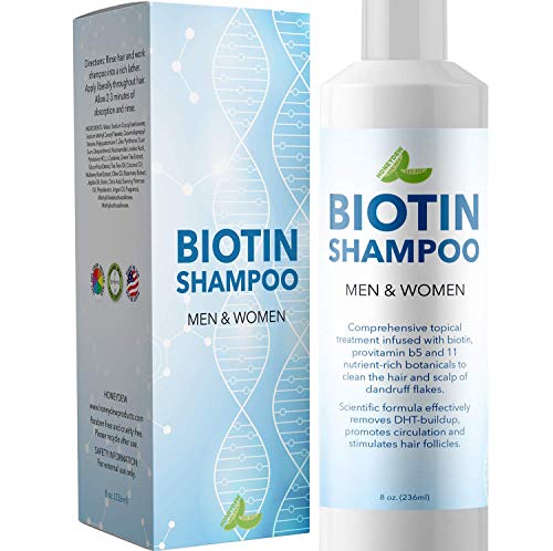 Product Cover Premium Biotin Hair Growth Shampoo With Anti Dandruff Benefits - Hydrating Hair Loss Treatment - Block DHT & Reduce Shedding With Nourishing Coconut Oil & Tea Tree & Argan Oil For Men & For Women
