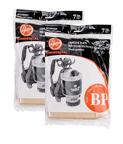Product Cover Hoover Shoulder Vac and Back Pack Type Bp Bags Part # 401000bp, 1ke2103000 (14 Bags)