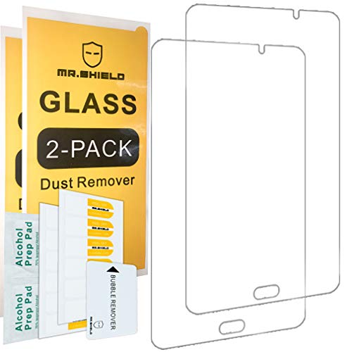 Product Cover [2-Pack]-Mr.Shield for Samsung Galaxy Tab A 7.0 [Tempered Glass] Screen Protector [0.3mm Ultra Thin 9H Hardness 2.5D Round Edge] with Lifetime Replacement