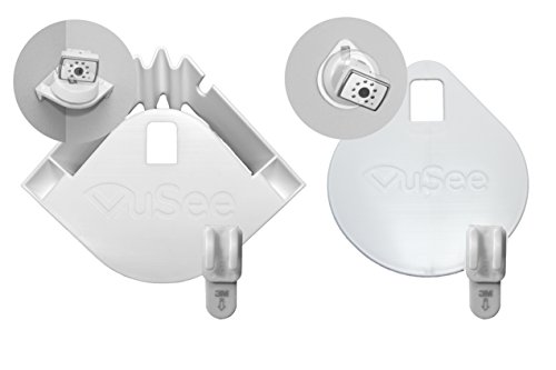 Product Cover VuSee Bundle | Universal Baby Monitor Shelves | Bundle Includes 2 Mounts: Corner & Flat | Compatible with Most Baby Monitors | Safe Cord Management | Easy Installation