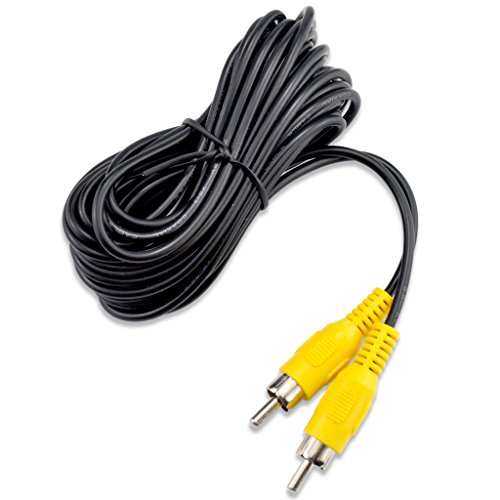 Product Cover OLLGEN RCA Video Cable,Digital Audio Coaxial Cable with Male to Male Single Plug,A/V Extension Cord for Subwoofer Car Rear View Parking Buckup Camera,5M/16Feet