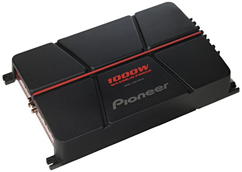 Product Cover Pioneer GM-A6704 4-Channel Bridgeable Amplifier with Bass Boost,Black/red