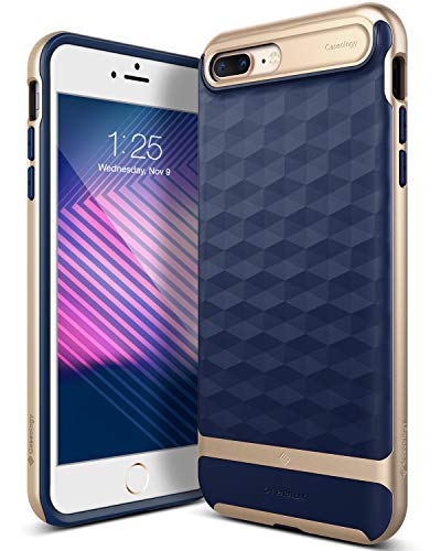 Product Cover Caseology Parallax for Apple iPhone 8 Plus Case (2017) / for iPhone 7 Plus Case (2016) - Award Winning Design - Navy Blue