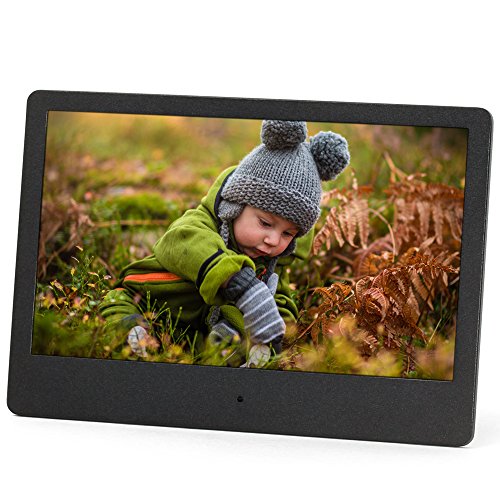 Product Cover Micca NEO 7-Inch Digital Photo Frame with High Resolution Widescreen LCD, MP3 Music and 720P HD Video Playback, Auto On/Off Timer, Ultra Slim Design (M709A)