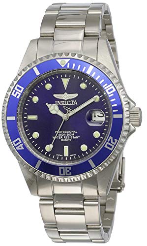Product Cover Invicta Men's Pro Diver Quartz Watch with Stainless-Steel Strap, Silver, 9 (Model: 9204OB)