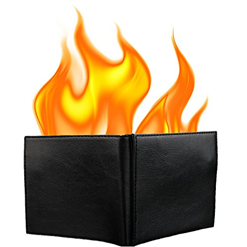 Product Cover KKTech Magic Flaming Fire Wallet Magician Stage Street Inconceivable Show Prop