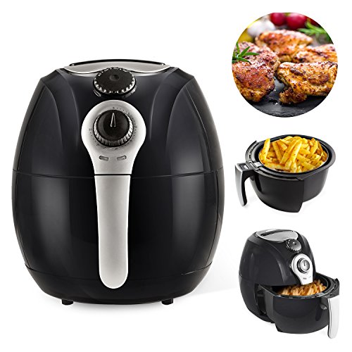 Product Cover Simple Chef Air Fryer - Air Fryer For Healthy Oil Free Cooking - 3.5 Liter Capacity w/Dishwasher Safe Parts