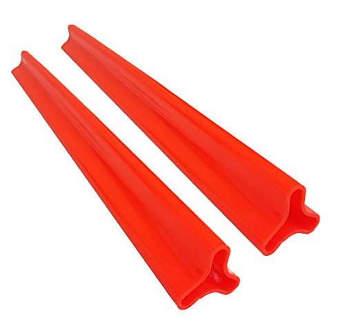 Product Cover Safety Depot Orange High Visibility High Density Plastic Traffic Wand for Airports, Police, Directing Traffic, Construction, Parking, and Marshalling Baton Dw16-T (2 Pack Triangle)
