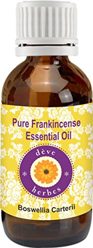 Product Cover Deve Herbess Pure Frankincense Essential Oil (Boswellia carterii) 100% Natural Therapeutic Grade Steam Distilled 15ml (0.50 oz)