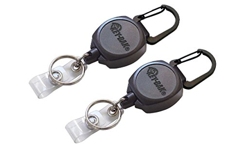 Product Cover Key-Bak Sidekick Professional Heavy Duty Self Retracting ID Badge / Key Reel with Retractable Kevlar Cord, 24