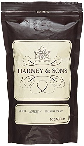 Product Cover Harney & Sons Earl Grey Supreme Tea - Lemony Flavors,, Presents and Party Favors - Bag of 50 Sachets