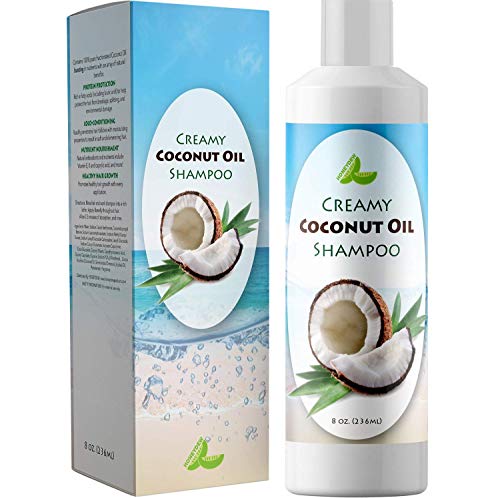 Product Cover Natural Coconut Oil Shampoo for Hair Growth - Hair Regrowth Treatment for Men and Women - Best Sulfate Free Moisturizing Shampoo - Safe for Color Treated Hair - Nourishing Hair and Scalp Treatment