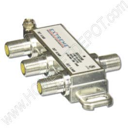 Product Cover Extreme Broadband Manufacturing BDA103HB 3 Way Balanced HD Digital 1GHz High Performance Coax Cable Splitter