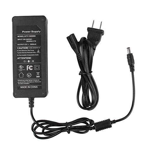 Product Cover EPBOWPT 12V 5A Power Supply AC Adapter for 5050 3528 RGB LED Strip Light Low Voltage Device