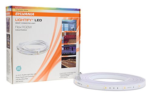 Product Cover Sylvania Smart+ ZigBee Full Color Indoor/Outdoor Flexible Lightstrip, Works with SmartThings and Amazon Echo Plus, Hub Needed for Amazon Alexa and The Google Assistant
