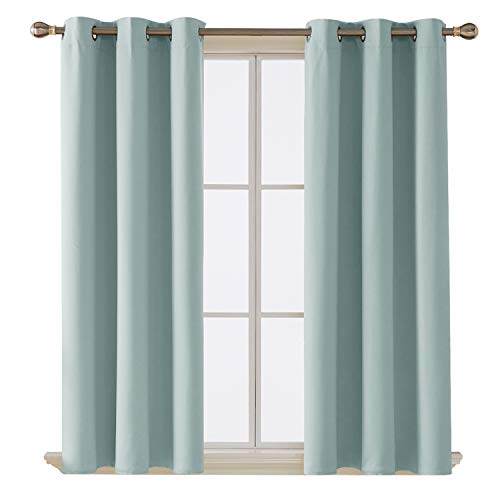 Product Cover Deconovo Thermal Insulated Blackout Curtain Panel for Outdoor SkyBlue 42x63-Inch 1 Panel