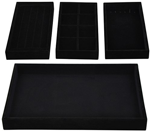Product Cover ORIGIA Drawer Organizer 4 in One Stackable Jewelry Accessary Tray Display Storage