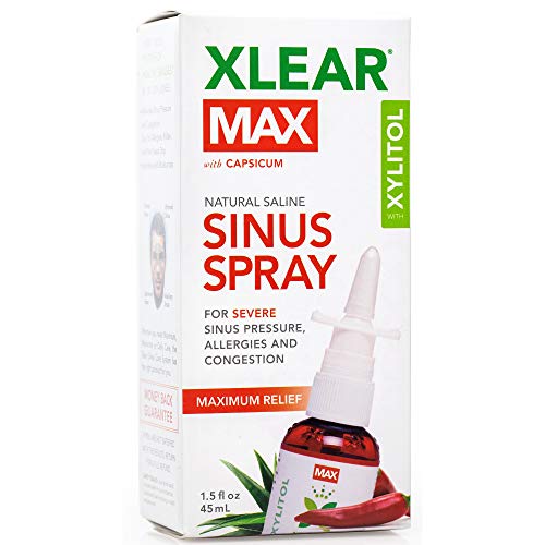 Product Cover Xlear MAX Nasal Spray with Capsicum, 1.5 fl oz (2 Pack)