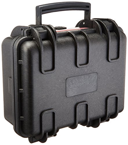 Product Cover AmazonBasics Small Hard Camera Carrying Case - 12 x 11 x 6 Inches, Black