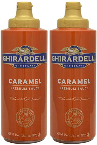 Product Cover Ghirardelli Caramel Flavored Sauce 17 oz. Squeeze Bottle (Pack of 2)