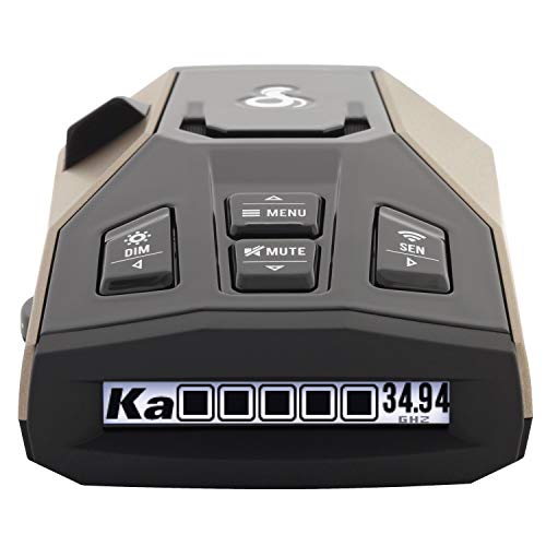 Product Cover Cobra RAD 450 Laser Radar Detector: Long Range, False Alert Filter, Voice Alert & OLED Display