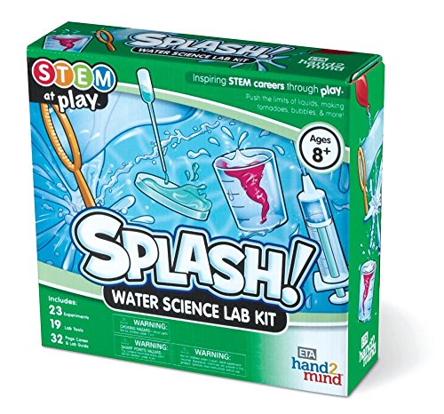 Product Cover hand2mind Splash! Bubbles & Water Science Kit For Kids (Ages 8+) - Build 23 Stem Career Experiments & Activities | Make Water Tornadoes, Dancing Bubbles, & More! | Educational Toy | STEM Authenticated