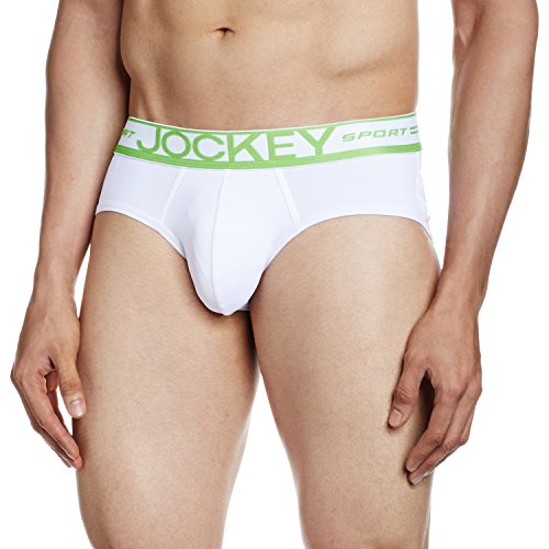 Product Cover Jockey Men's Polyamide Brief (8901326145722_SP55_Large_White)