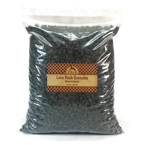 Product Cover Midwest Hearth Natural Lava Rock Granules for Gas Log Sets and Fireplaces (10-lb Bag)