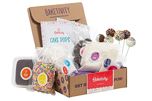 Product Cover BAKETIVITY Kids Baking DIY Activity Kit - Bake Delicious Cake Pops With Pre-Measured Ingredients - Best Gift Idea For Boys And Girls Ages 6-12