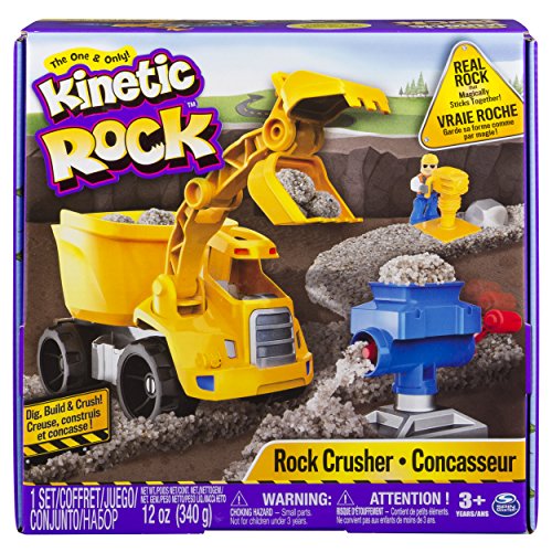 Product Cover Kinetic Rock - Rock Crusher Toy Kit with Construction Tools, for Ages 3 and Up