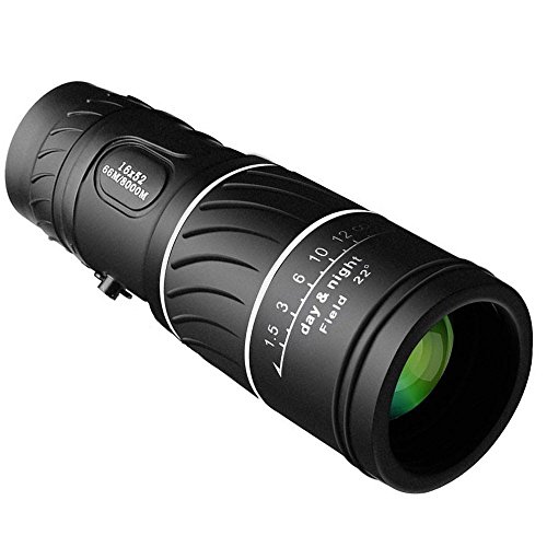 Product Cover Monocular Telescope 16x52, Fdorla High Powered Monocular Scopes Dual Focus Optics Waterproof/Anti-Fog Spotting Scopes [Low-Light-Level Night Vision]For Outdoor Hiking, Hunting, Camping, Bird Watching