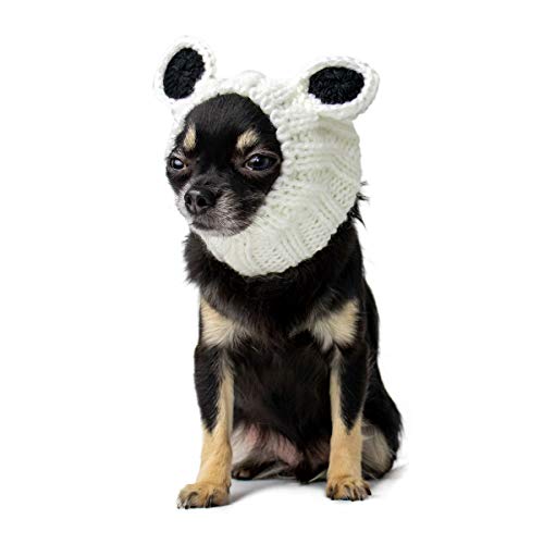 Product Cover Zoo Snoods Panda Bear Dog Costume - Neck and Ear Warmer Snood for Pets (Small)