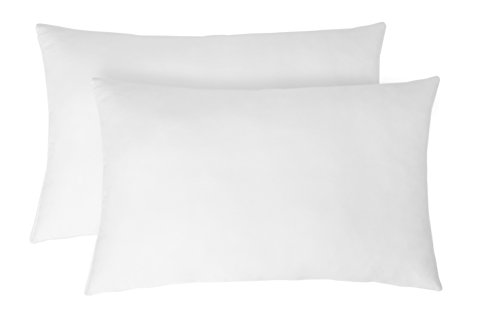 Product Cover Amazon Brand - Solimo 2-Piece Ultra Soft Bed Pillow Set - 43 x 69 cm, White