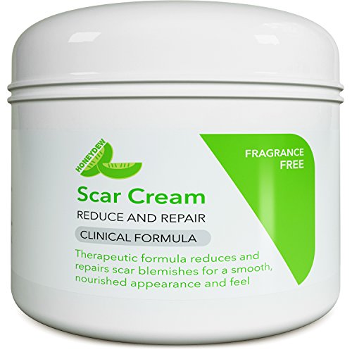Product Cover Best Scar Removal Cream for Old Scars - Stretch Mark Removal Cream for Men & Women - Belly Buster for Pregnancy Stretch Marks - Moisturizer for Dry Skin with Coconut Shea & Vitamin E - SPF Body Lotion