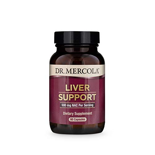Product Cover Dr. Mercola, Liver Support, 30 Servings (60 Capsules), Non GMO, Soy-Free, Gluten-Free