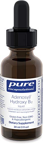 Product Cover Pure Encapsulations - Adenosyl/Hydroxy B12 Liquid - Vitamin B12 to Promote Nerve and Mitochondrial Health - 30 ml (1 fl oz)