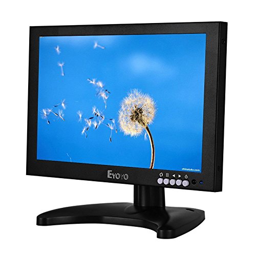 Product Cover Eyoyo 10 Inch IPS LCD Hdmi Monitor 1920x1200 Full HD Monitor with HDMI/BNC/VGA/USB Input and Speaker for FPV Video Display DVD PC Laptop