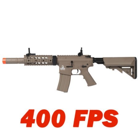 Product Cover LT-15T M4 SD Metal Gear Airsoft Rifle Gun AEG Full/Semi Automatic Tan 400 FPS