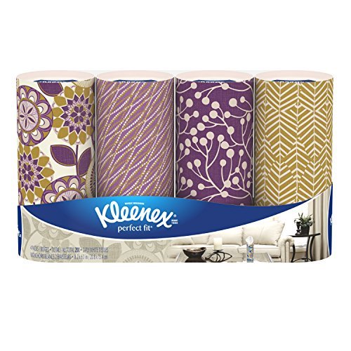 Product Cover Kleenex Perfect Fit, 50 Count, (4 pack) - Packaging May Vary(Assorted color and style boxes) by Kleenex