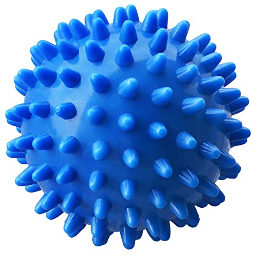 Product Cover Professional Massage Balls Foot Ball Foot Massager Spiky Roller for Deep Tissue Trigger Point Plantar Fasciitis Reflexology Stress Therapy Myofascial Release(Blue)