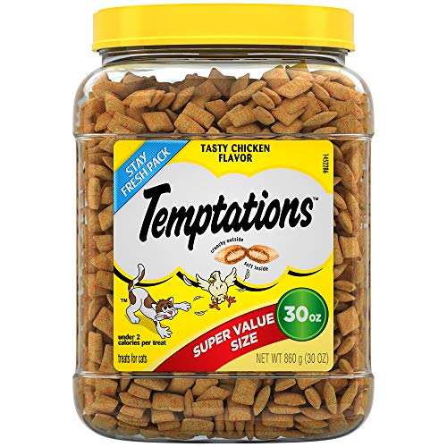 Product Cover TEMPTATIONS Classic Cat Treats Tasty Chicken Flavor, 30 oz. Tub