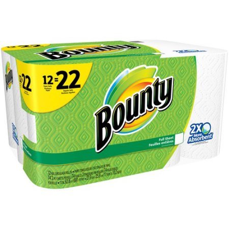 Product Cover Bounty Paper Towels Super Rolls, White