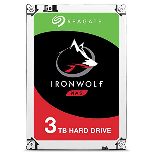 Product Cover Seagate IronWolf 3Tb NAS Internal Hard Drive HDD - 3.5 Inch Sata 6GB/S 5900 RPM 64MB Cache for Raid Network Attached Storage (ST3000VN007)