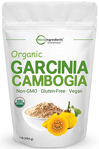 Product Cover Organic Garcinia Cambogia Weight Loss Powder, 1 Pound (454 Grams), Natural Appetite Suppressant and Fat Burn Supplements for Men and Women, No GMOs and Vegan Friendly