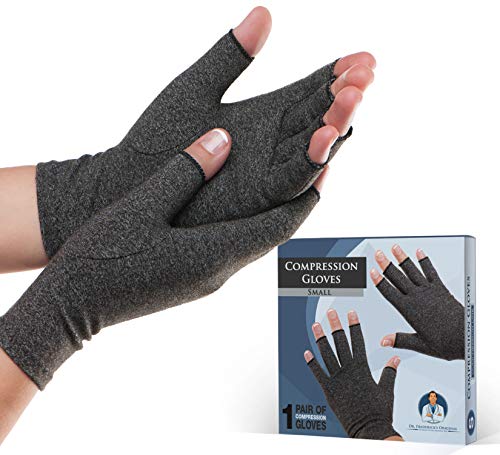 Product Cover Dr. Frederick's Original Arthritis Gloves for Women & Men - Compression for Arthritis Pain Relief - Rheumatoid & Osteoarthritis - Women - Small