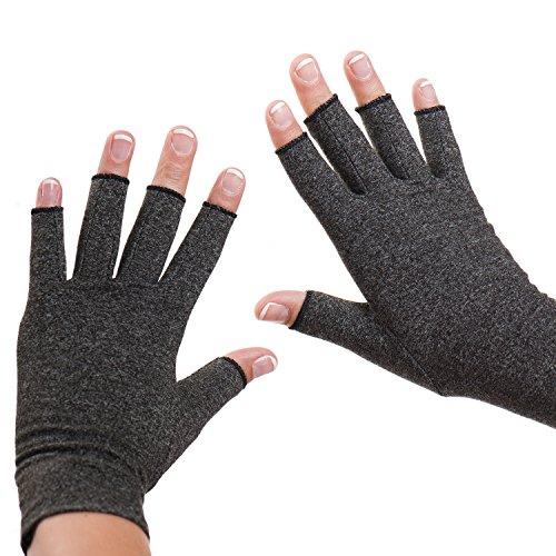 Product Cover Dr. Frederick's Original Arthritis Gloves for Women & Men - Compression for Arthritis Pain Relief - Rheumatoid & Osteoarthritis - Men - Large